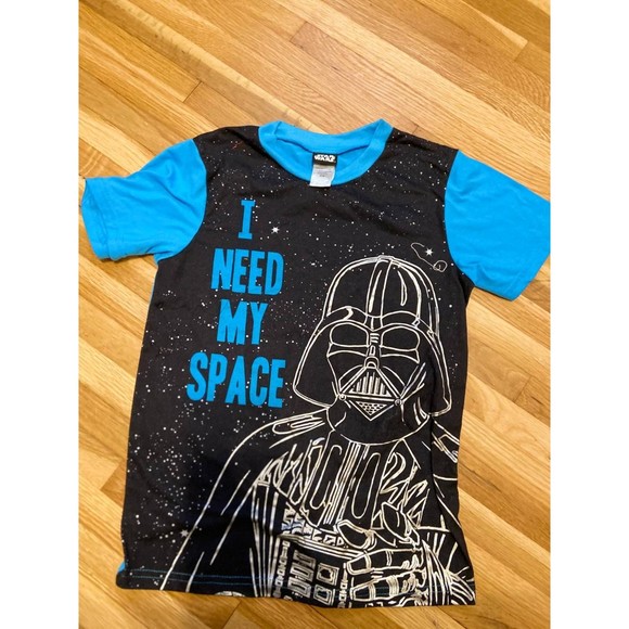 Star Wars Darth Vader "I need My Space" T Shirt Boys Medium - Picture 3 of 4